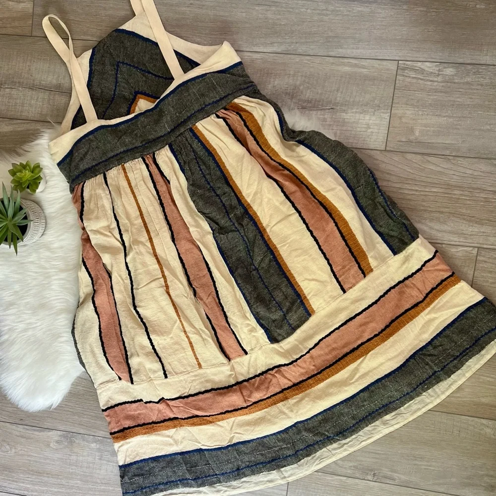 FREE PEOPLE | Striped Bloom Summer Strap Midi Sundress (L) - Picture 6 of 11